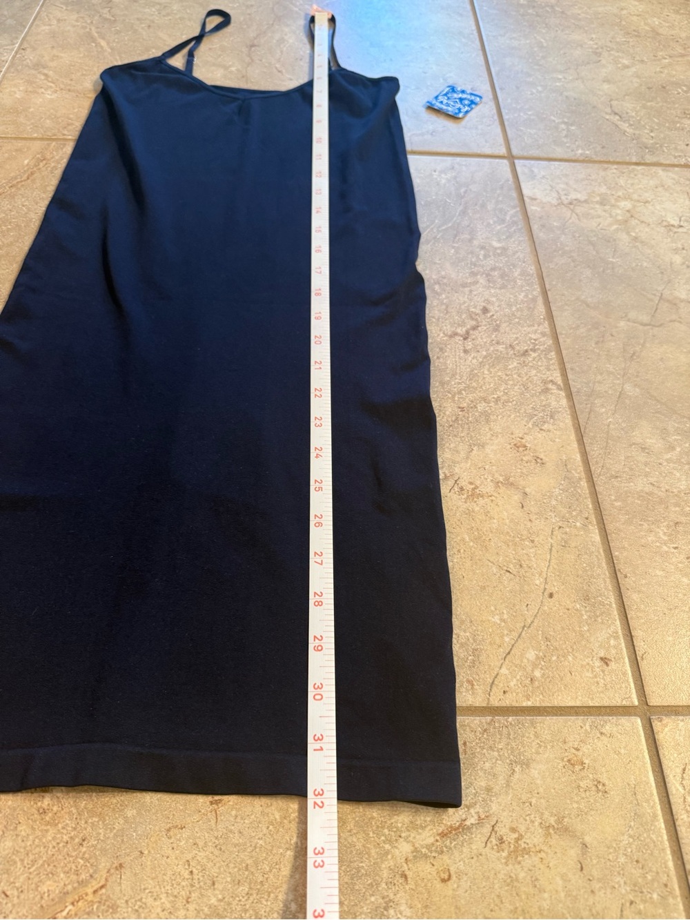 NWT Free People Seamless Mini Slip Dress. Size XS\S. Navy Blue - Picture 5 of 10